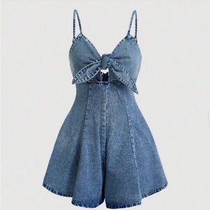 SHEIN Blue Denim Jumpsuit
